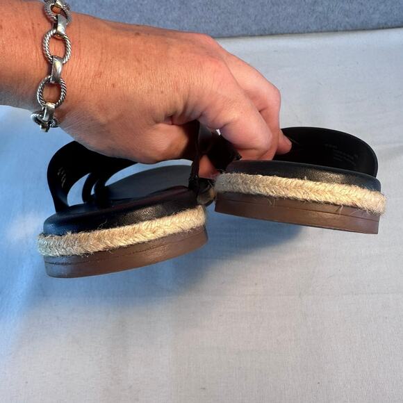 Cole Haan Women's sz 6 Florens Cross Strap Espadrille Slide Sandals - Picture 6 of 8